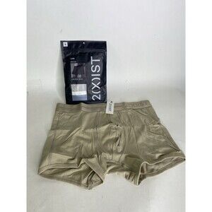 2xist Luxe Dream Low Rise Trunk Boxer Briefs Coconut Husk Mens Size S